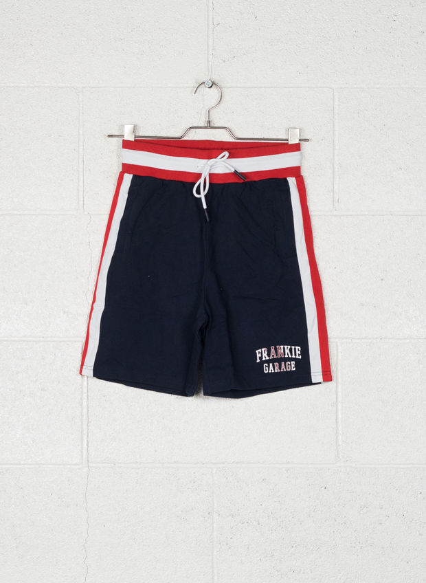 FRANKIE GARAGE BERMUDA GARZATO MESH Bianco, Blu, Rosso Uomo | Sport85