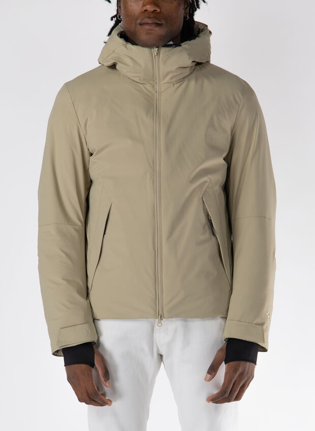 GIUBBOTTO FULL ZIP CON CAPPUCCIO, 140 SAFARI, large