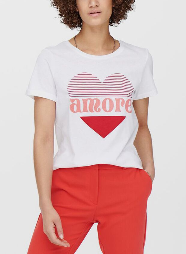 T-SHIRT CON STAMPA GRAFICA, , large