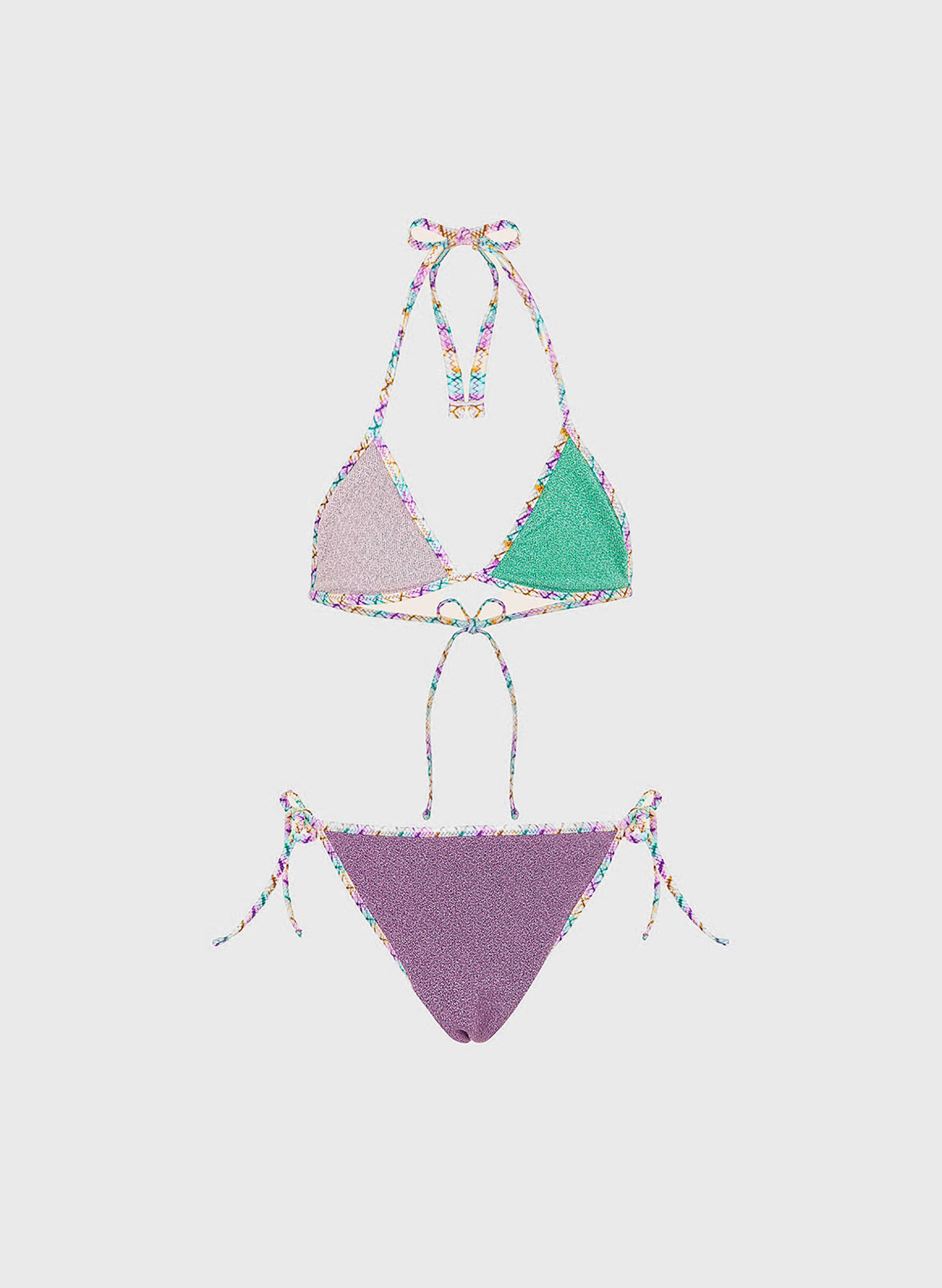 F**K BIKINI TRIANGOLO LUREX RAGAZZA