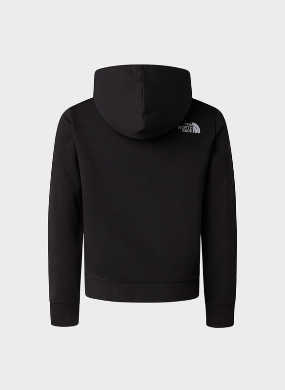 FELPA DREW PEAK LIGHT HOODIE RAGAZZO, - BLK, medium