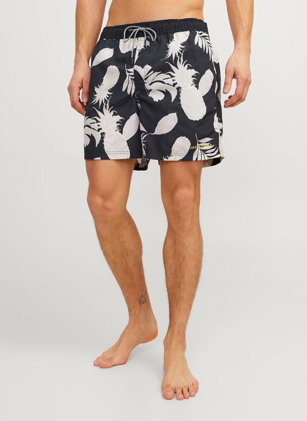 COSTUME BOXER STAMPA FLOWER, TAP SHOE BLK, large