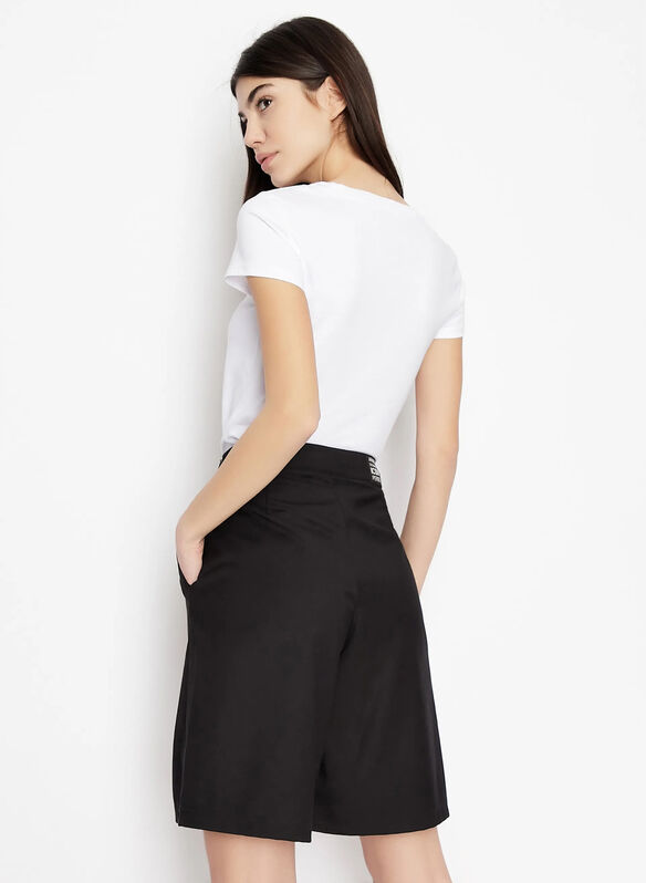 T-SHIRT LOGO PAILLETTES, 6110 WHT, medium