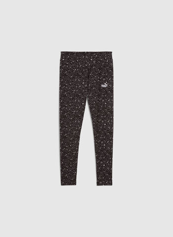 LEGGINGS ESSENTIAL ANIMAL PRINT, 01 BLK, small