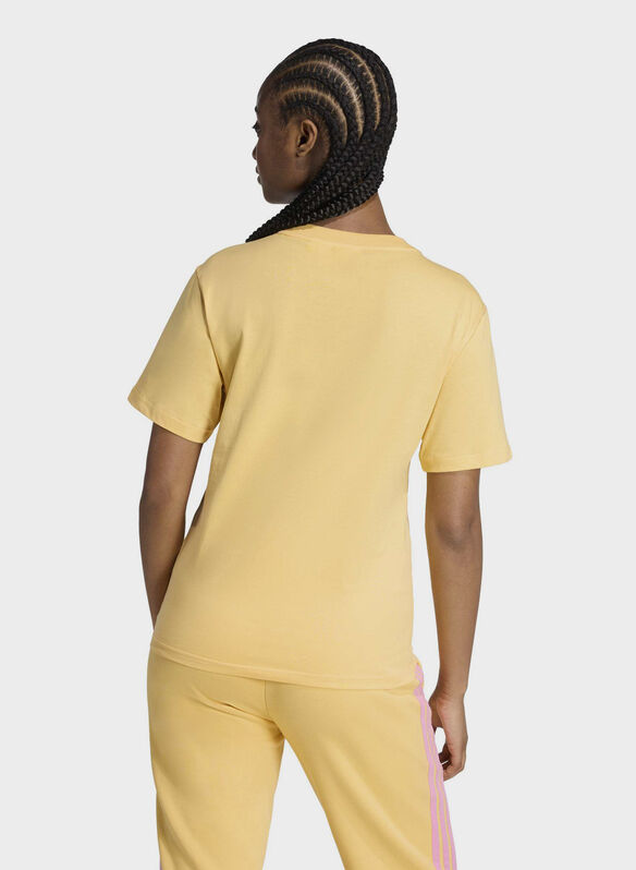 T-SHIRT MICRO LOGO, - YELLOW, medium