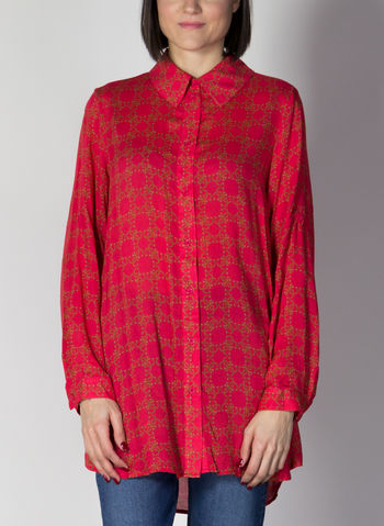 CAMICIA STAMPA ALL OVER, G5B5RED, small