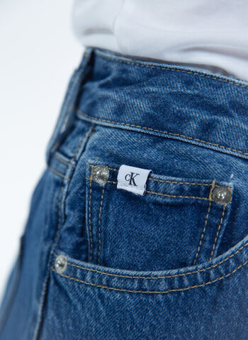 JEANS 90S STRAIGHT HIGH WAIST, 1BJ DENIM DARK, small