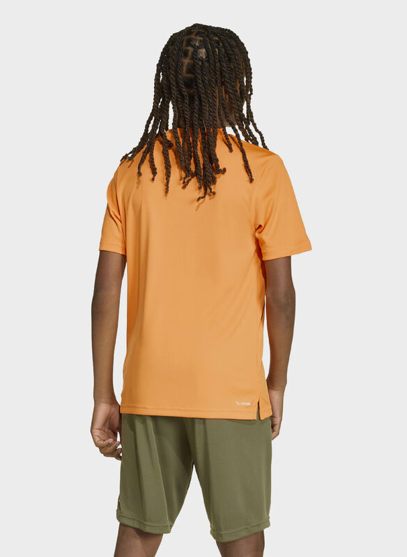 T-SHIRT BIG LOGO RAGAZZO, - ORANGE, medium