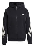 FELPA 3S FULL ZIP, - BLK, thumb
