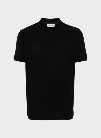 POLO A MANICA CORTA IN JERSEY, UB1 BLK, small