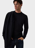 MAGLIONE GIROCOLLO LOGO, JBLK BLK, thumb
