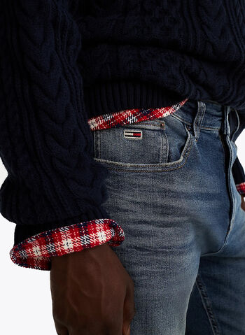 JEANS AUSTIN SLIM STRETCH, 1BK SCURO, small