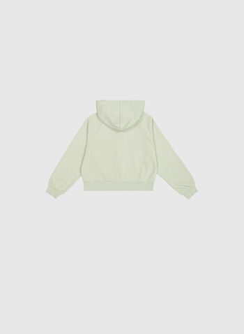 FELPA FULL ZIP ICON RAGAZZA, GS129 SALVIA, small