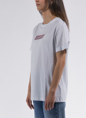 T-SHIRT CON LOGO STRASS, , small