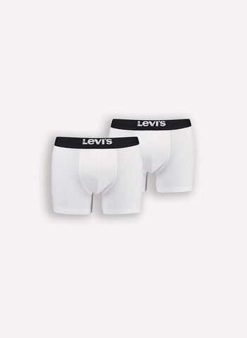 BOXER A TINTA UNITA 2 PAIA, 005 WHTBLK, small