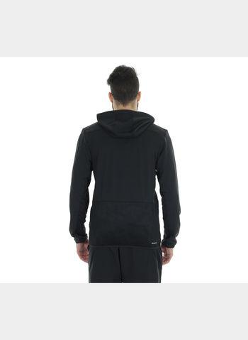 FELPA HOODIE CLIMACOOL WORKOUT , BLK, small