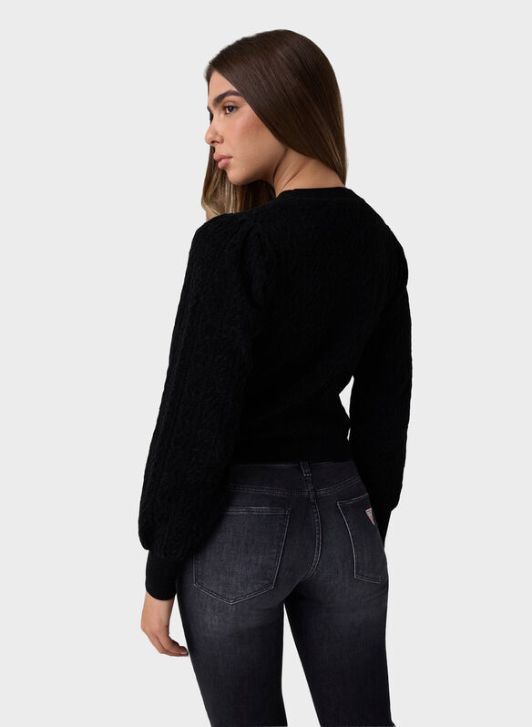 MAGLIONE JOANNA TRECCIA, JBLK BLK, medium