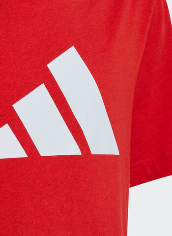 MAGLIA FUTURE ICONS 3-STRIPES LOGO RAGAZZO, REDWHT, small