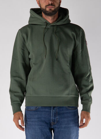 FELPA HOODIE ESSENTIAL CON BORDI A COSTINA, , small