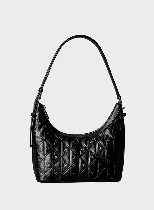 BORSA EMBLEM LOGATA, UB1 BLK, medium