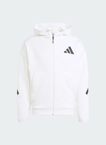 GIACCA ZNE FULL ZIP, WHT, small