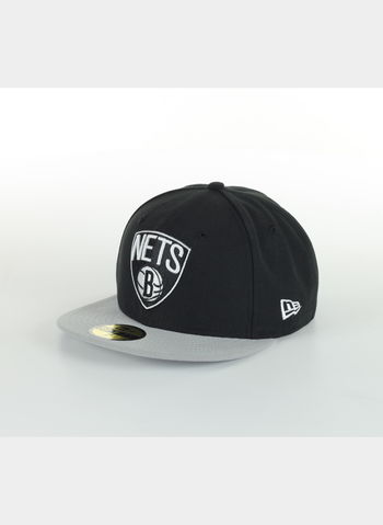 CAPPELLO NBA BASIC BROOKLYN NETS, BLKGREY, small