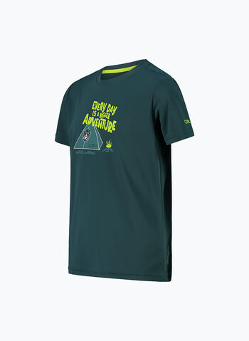 MAGLIA A MANICA CORTA FAST DRY CON STAMPA RAGAZZO, E958 ALPINE, small