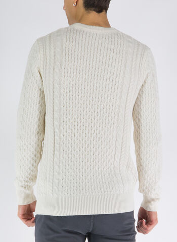 MAGLIONE MISTO LANA A TRECCE, , small