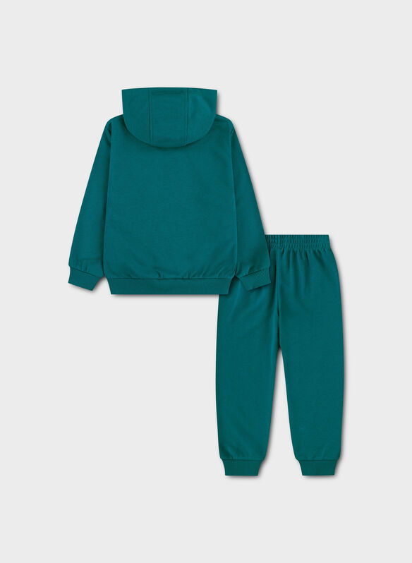 TUTA FT CLUB FULL ZIP BAMBINO, B9I GREEN, medium