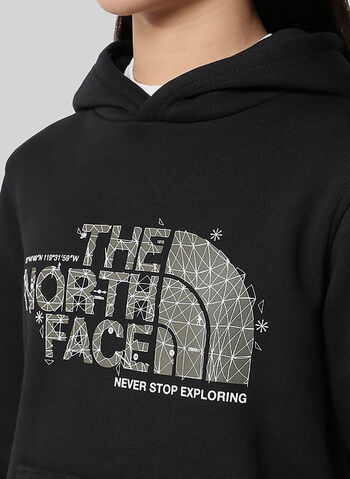 FELPA DREW CON CAPPUCCIO CHIUSO RAGAZZO, JK3 BLK, small