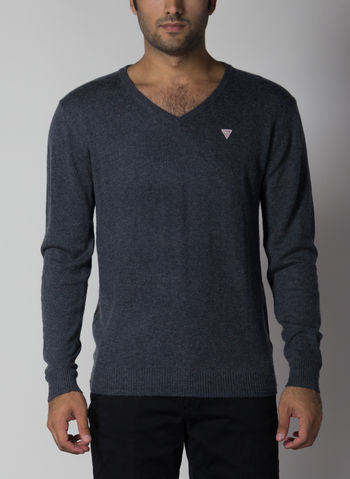 MAGLIONE TRIANGOLO LOGO FRONTALE, , small