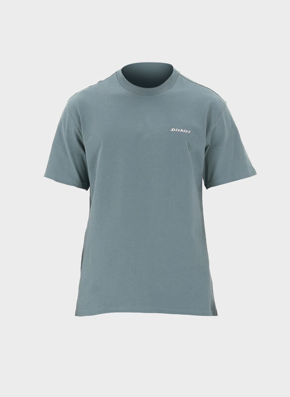 T-SHIRT LORETTO LOGO RICAMATO, - STORMY, medium