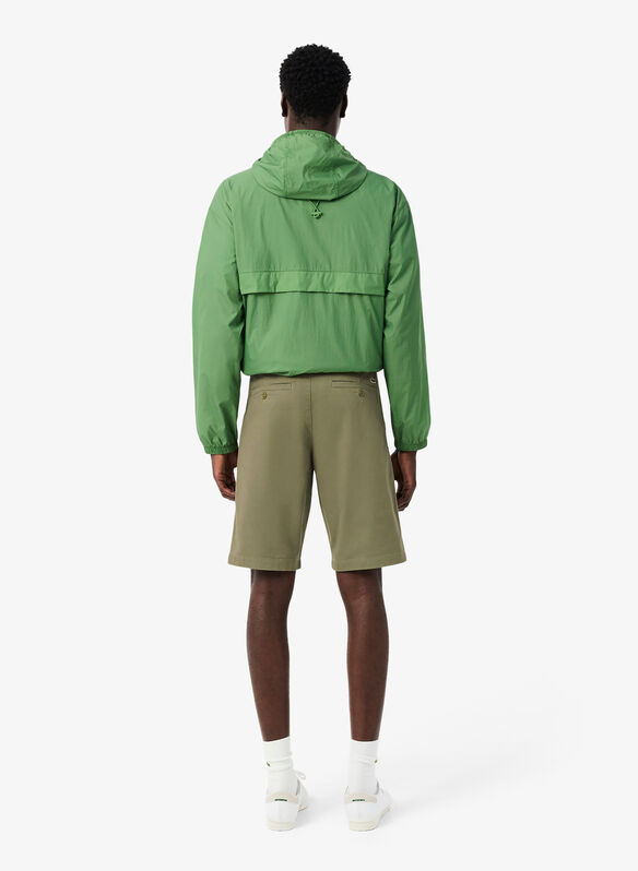 BERMUDA CHINO IN TWILL ELASTICIZZATO, BMY MILITARE, medium