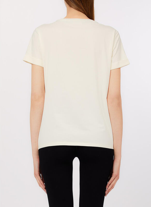 T-SHIRT MANICA CORTA, P9207 PANNA, medium