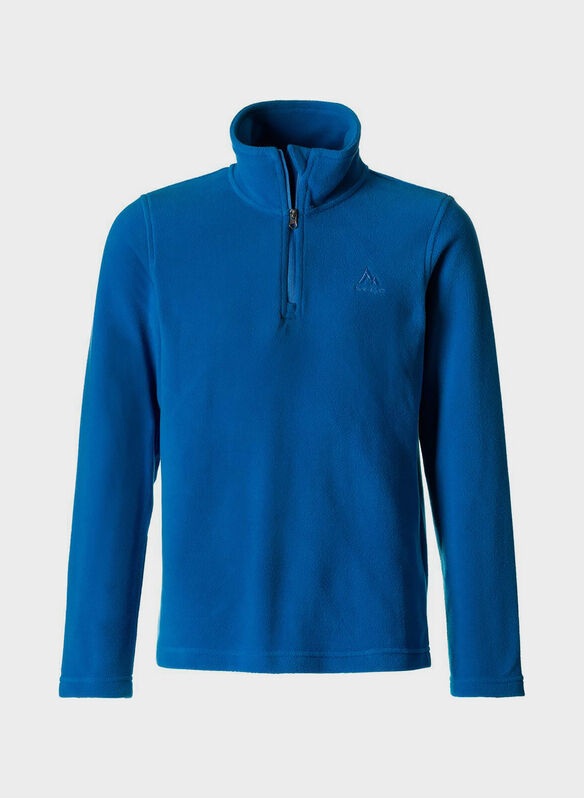 FELPA AMARILLO IN PILE 1/2 ZIP JUNIOR, 902 ROYAL, medium