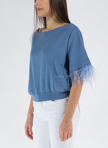 MAGLIA PIUME STRUZZO, G7HC OCEANO, small