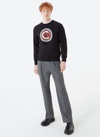 FELPA GIROCOLLO BIG LOGO, 99BLK, small