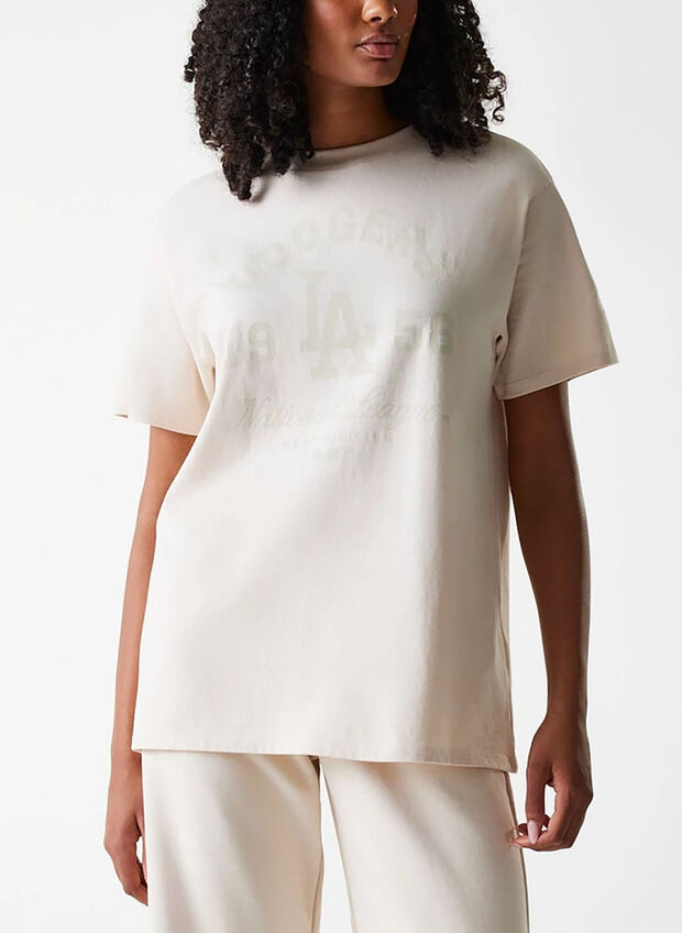 T-SHIRT LOGO TONAL OVER, PANNA, large