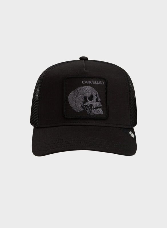 CAPPELLO TONAL SKULL, - BLK, medium