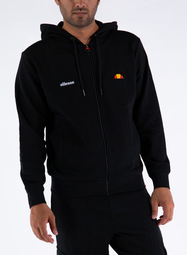 ELLESSE FELPA FULL ZIP LOGO Arancione, Bianco, Nero, Rosso Uomo | Sport85