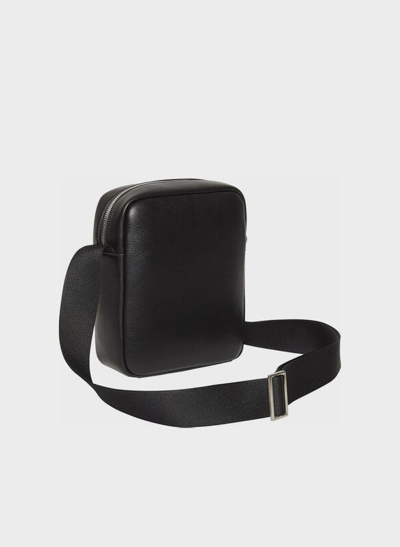 TRACOLLA REPORTER MICRO MARTELLATA, BLK, medium