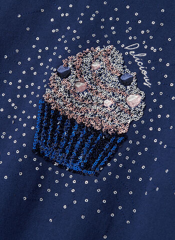 FELPA GIROCOLLO CUPCAKE PRINT RAGAZZA, BLUEPRINT, small