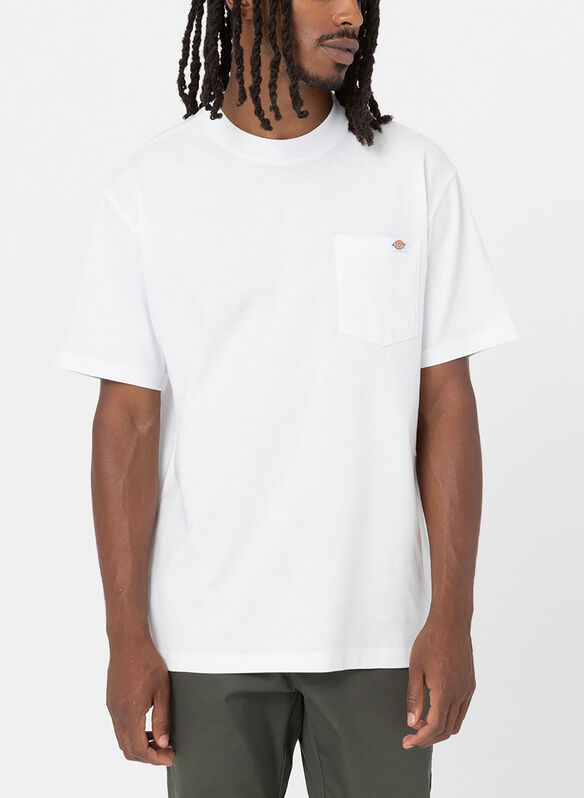 T-SHIRT CON TASCHINO LEGGERA LURAY, WHITE, medium