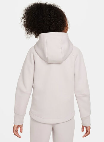 FELPA FULL ZIP TECH RAGAZZA, 019 PLATINUM VIOLET, small