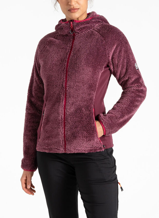 FELPA FULL ZIP IN PILE TORREK, 909 BORDO, large