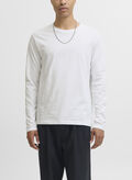 T-SHIRT MANICA LUNGA SEMPLICE, WHITE WHITE, thumb