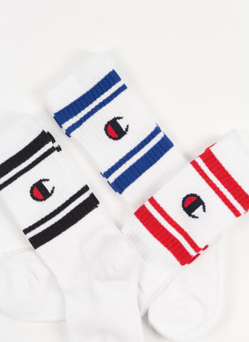 CALZA 3 PAIA RAGAZZO, WW001 WHT, small