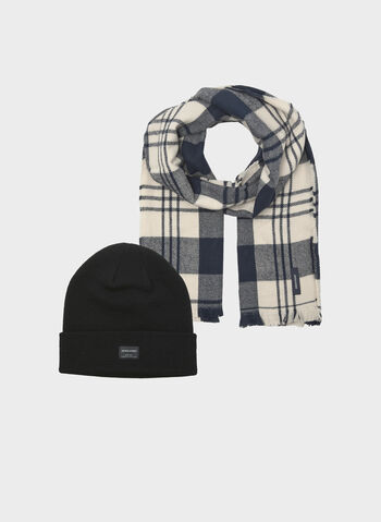 GIFTBOX CON CAPPELLO E SCIARPA CHECK, , small