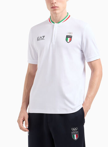 POLO NATURAL VENTUS7 ITALIA TEAM PARIS 2024, 1100 WHT, small