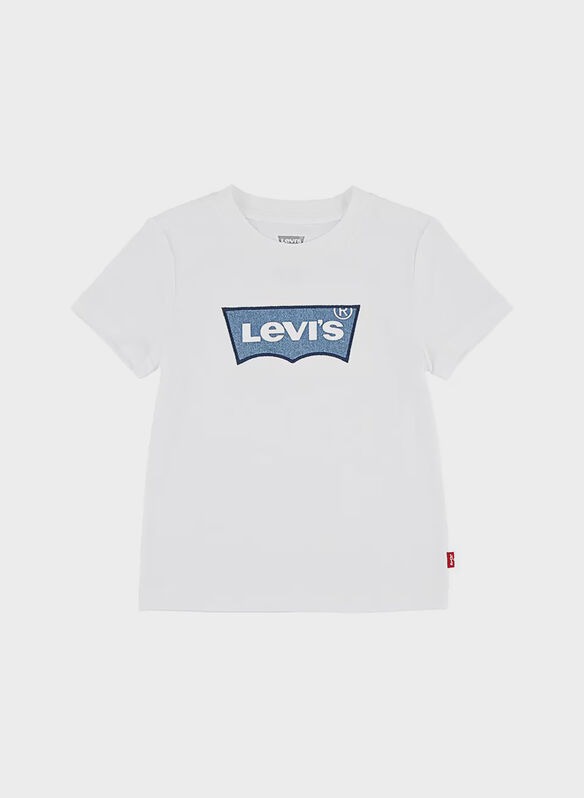 T-SHIRT LOGO CHAMBREY RAGAZZO, W1T WHT, medium